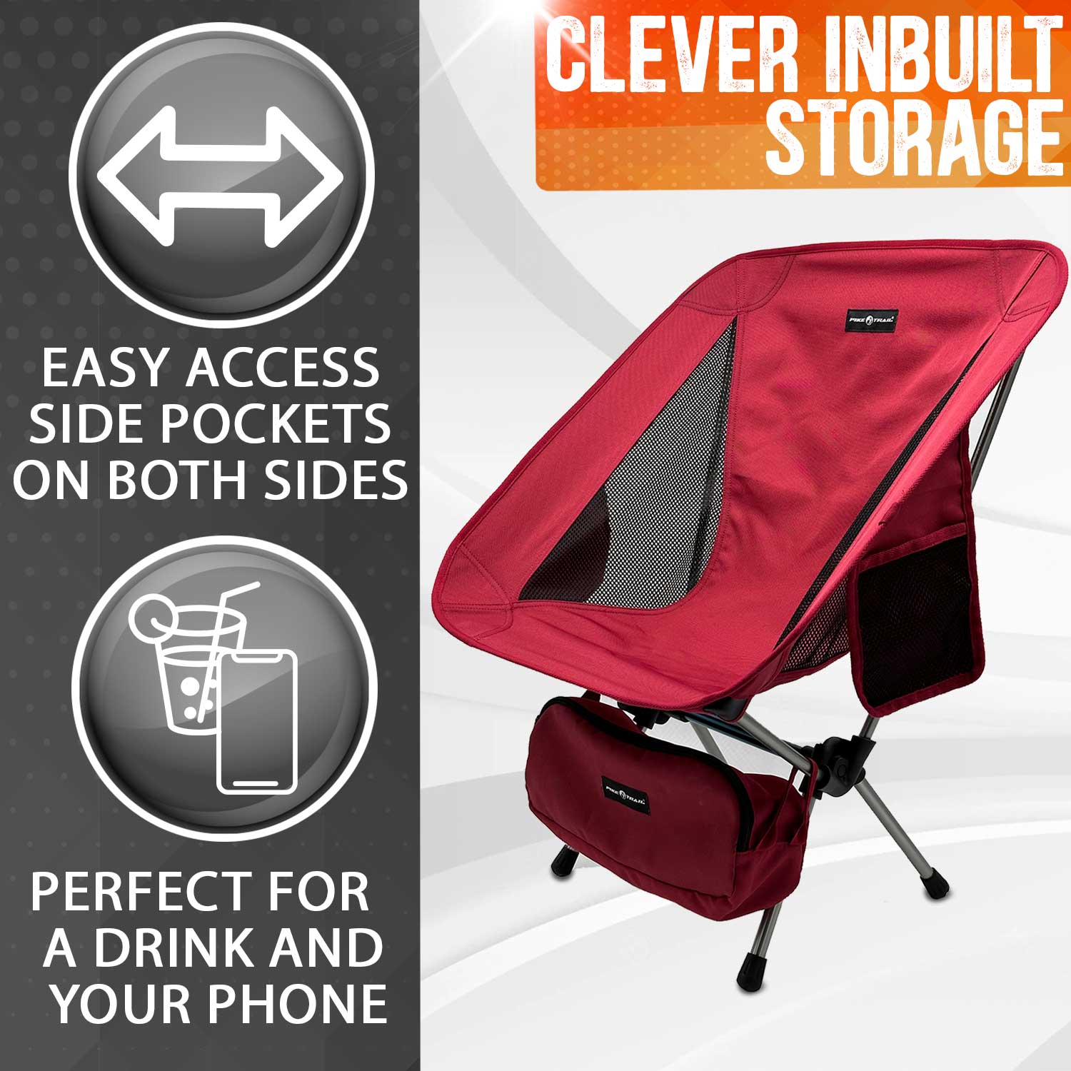 Pike Trail Ultralight Compact Outdoor Camping Chair