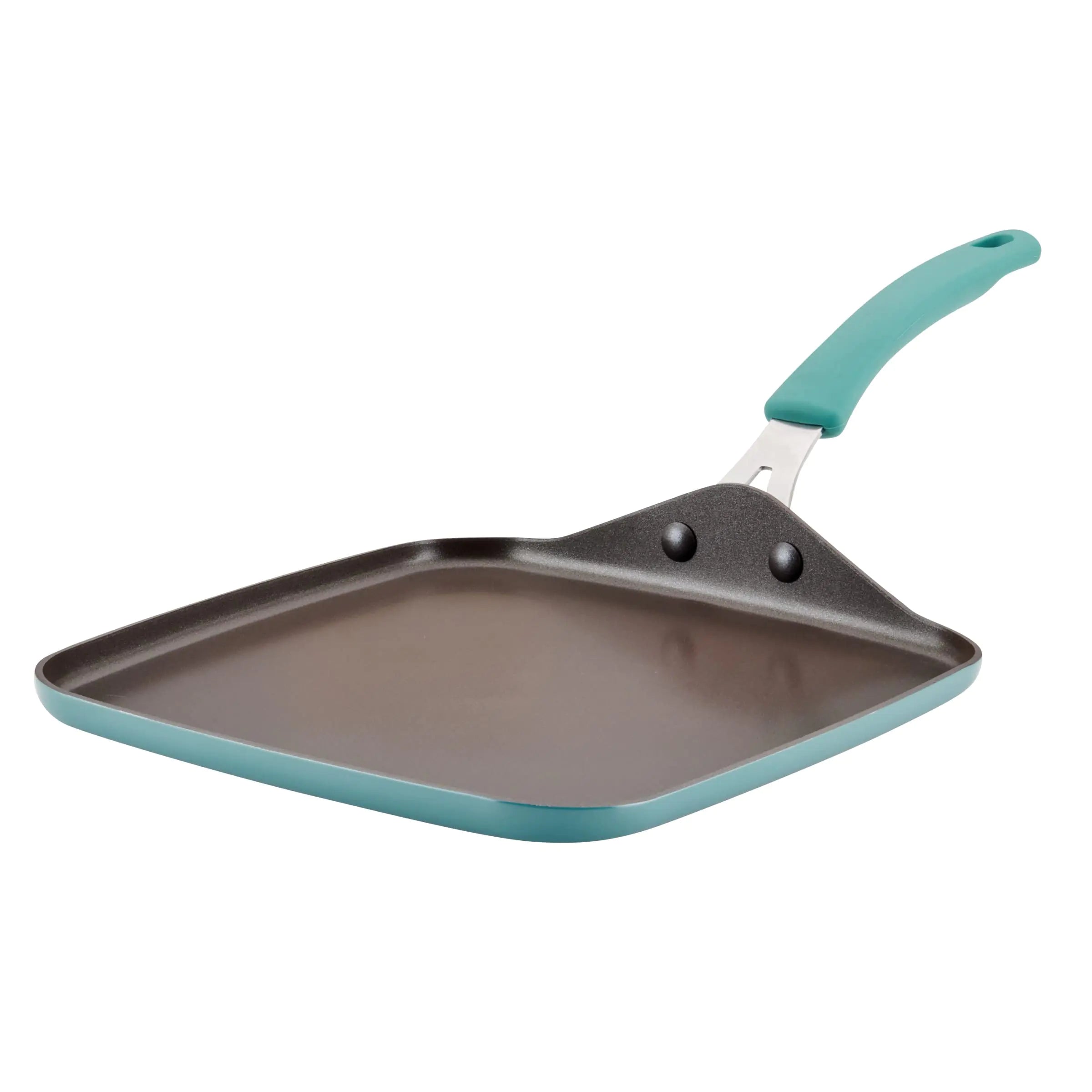 Rachael Ray Cook + Create Nonstick Stovetop Griddle/Grill Pan Square 11 Inch