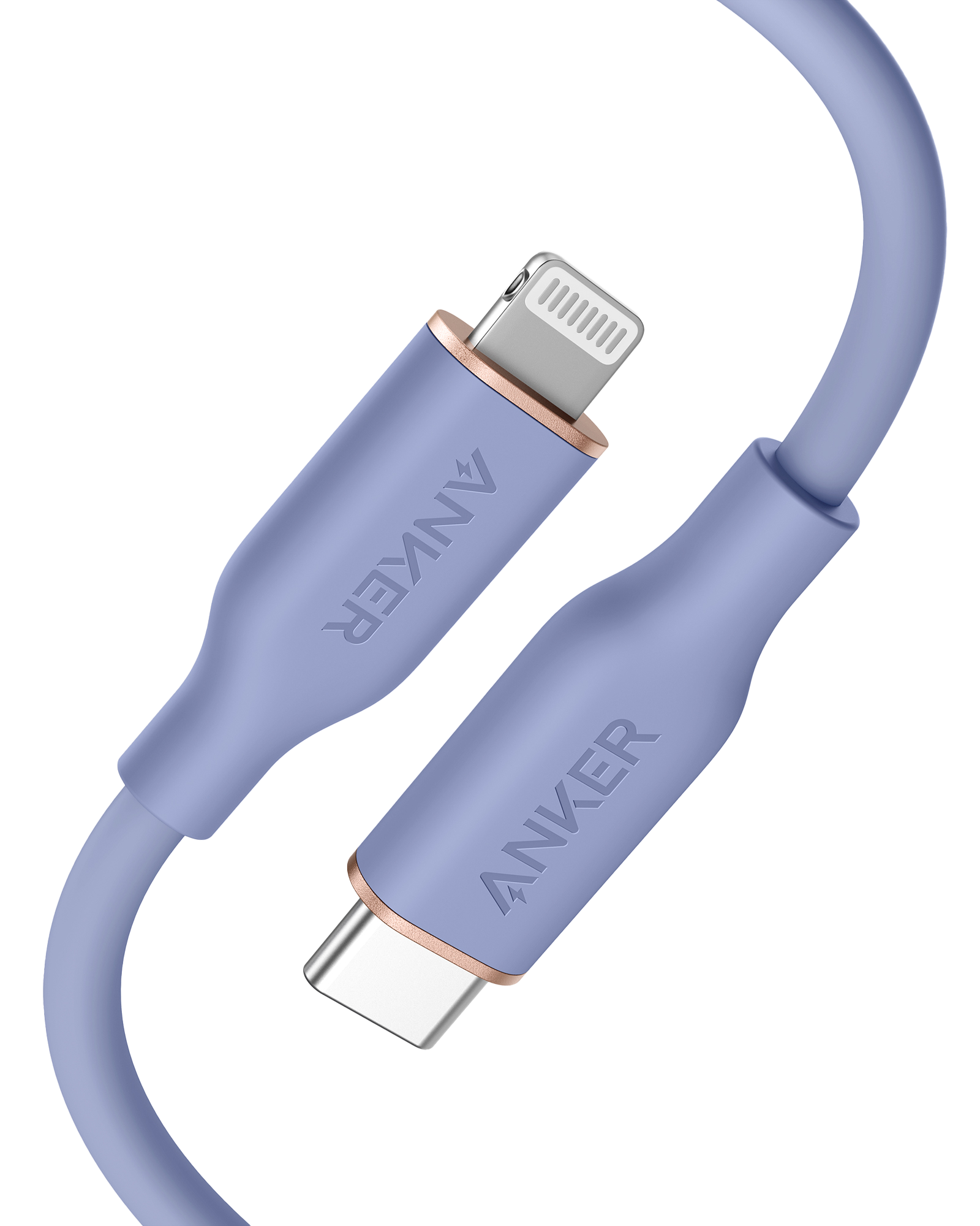 Anker 641 USB-C to Lightning Cable (Flow, 3 ft Silicone)