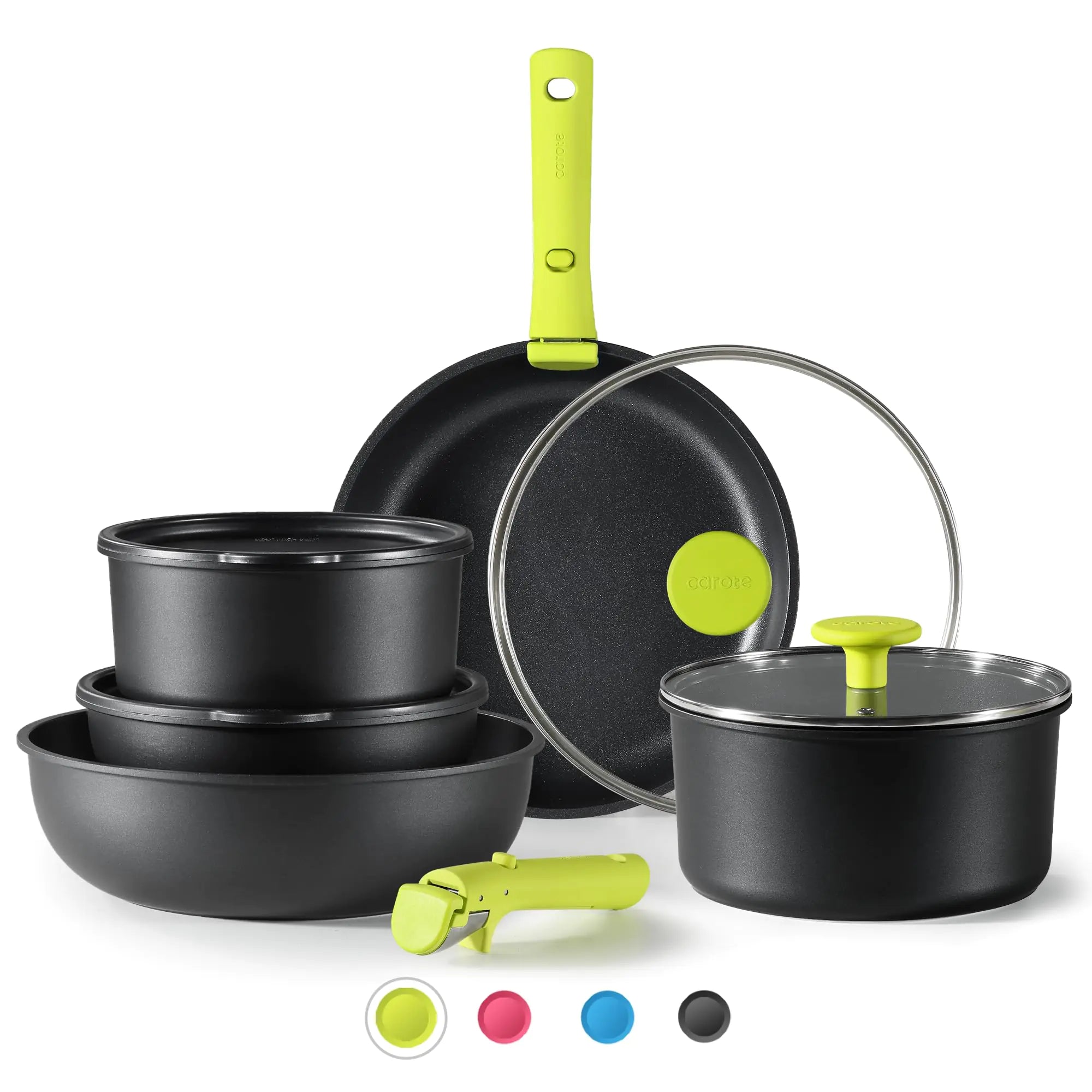 CAROTE Pots and Pans Set Non Stick Cookware Sets